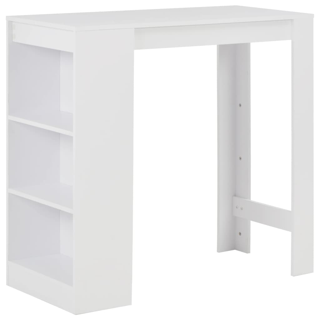 Bartafel Met Schap 0X50X03 Cm Wit