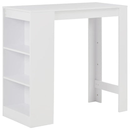 Bartafel Met Schap 0X50X03 Cm Wit