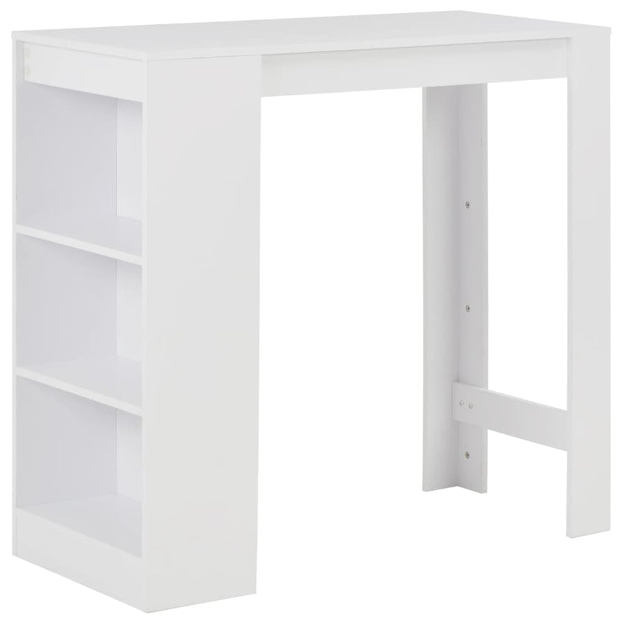 Bartafel Met Schap 0X50X03 Cm Wit