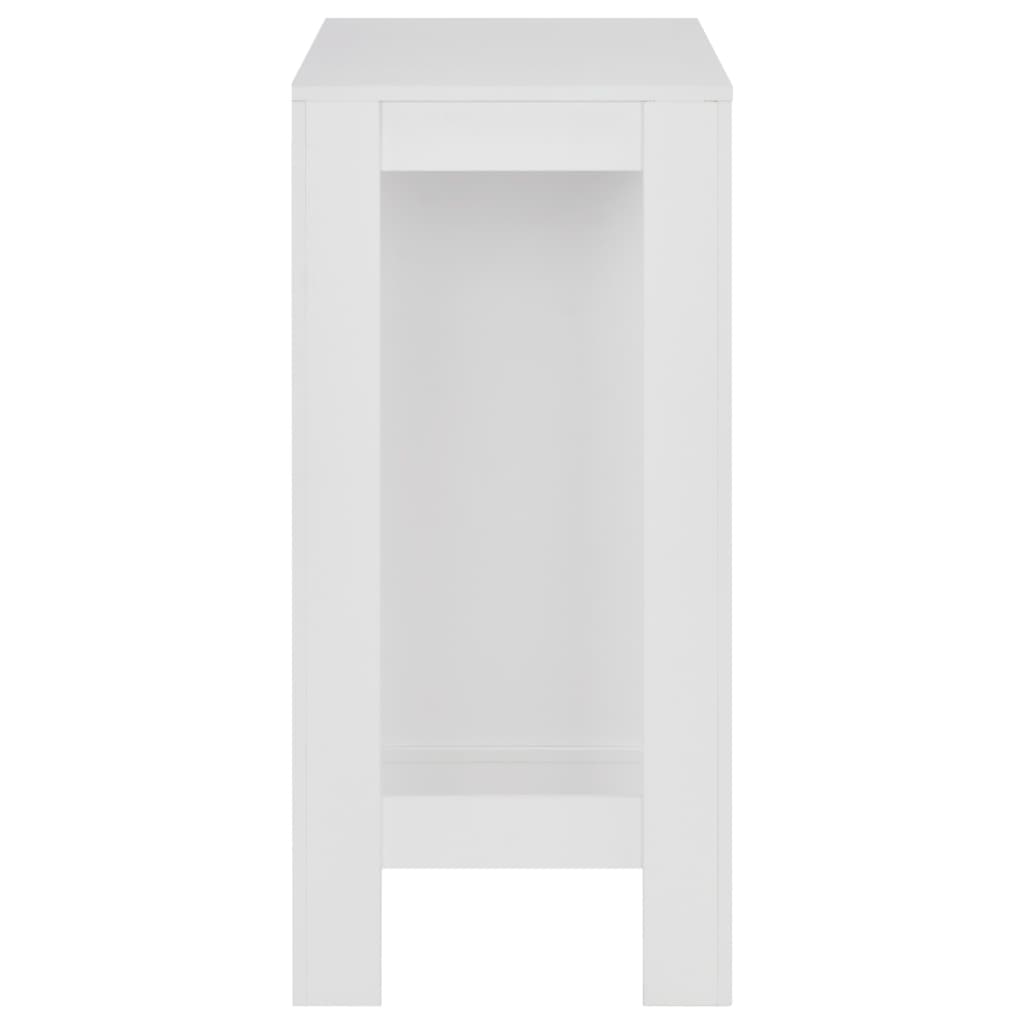Bartafel Met Schap 0X50X03 Cm Wit