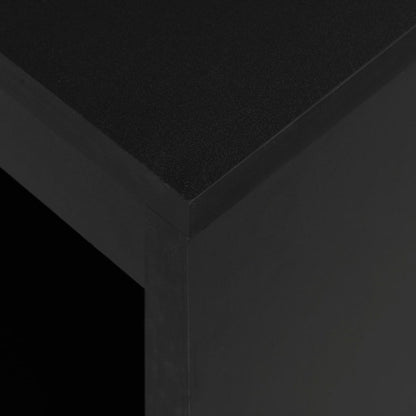 Bartafel Met Schap 0X50X03 Cm Zwart