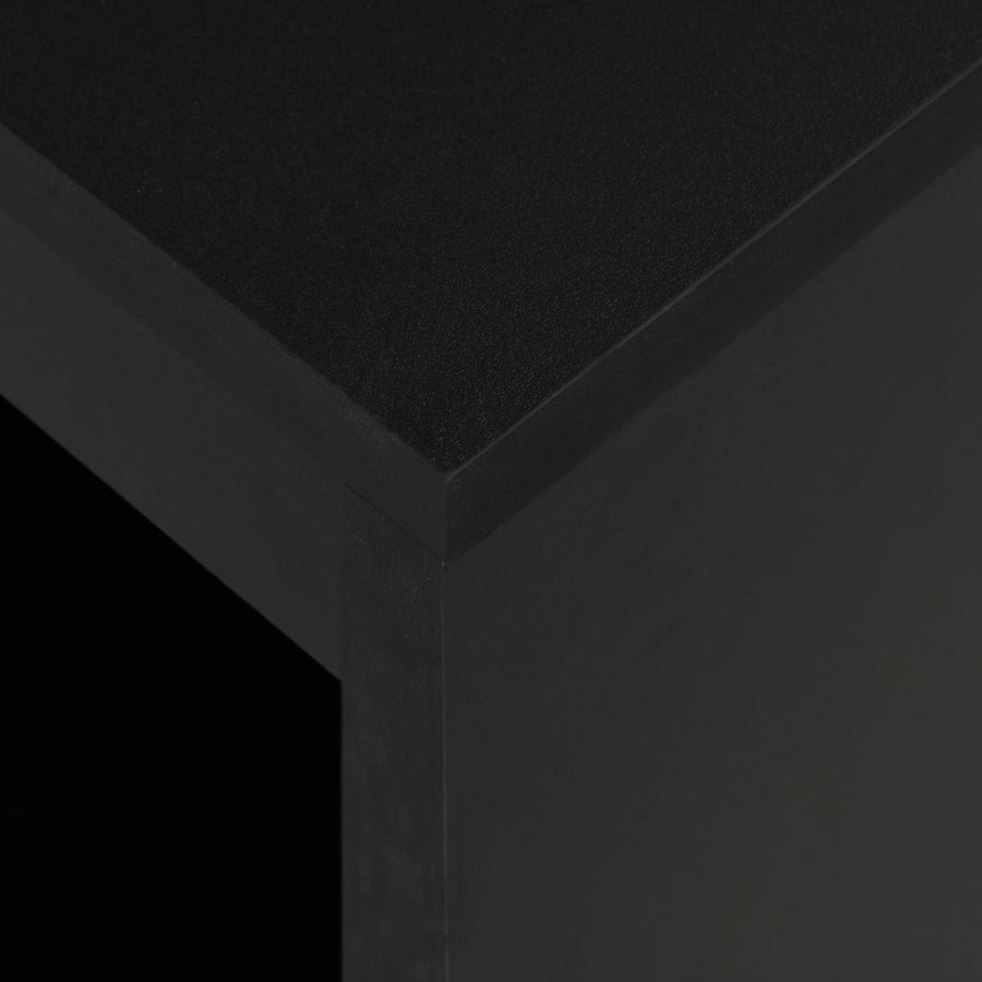 Bartafel Met Schap 0X50X03 Cm Zwart
