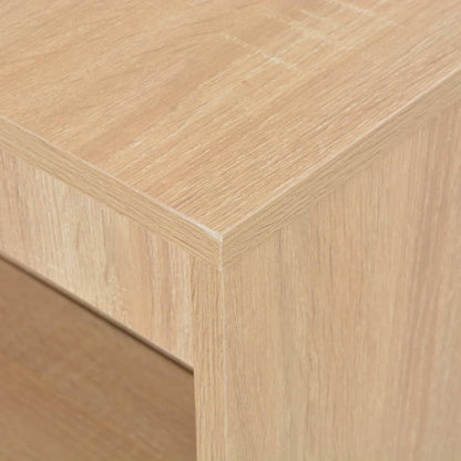 Bartafel Met Schap 0X50X03 Cm Kleurig Eiken
