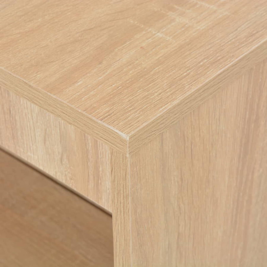 Bartafel Met Schap 0X50X03 Cm Kleurig Eiken