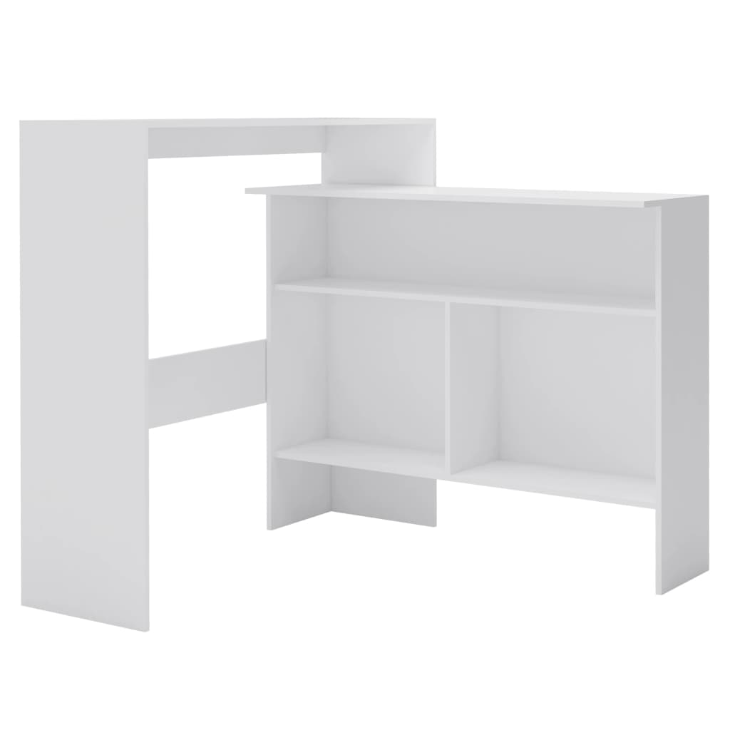 Bartafel Met 2 Tafelbladen 30X40X20 Cm Wit