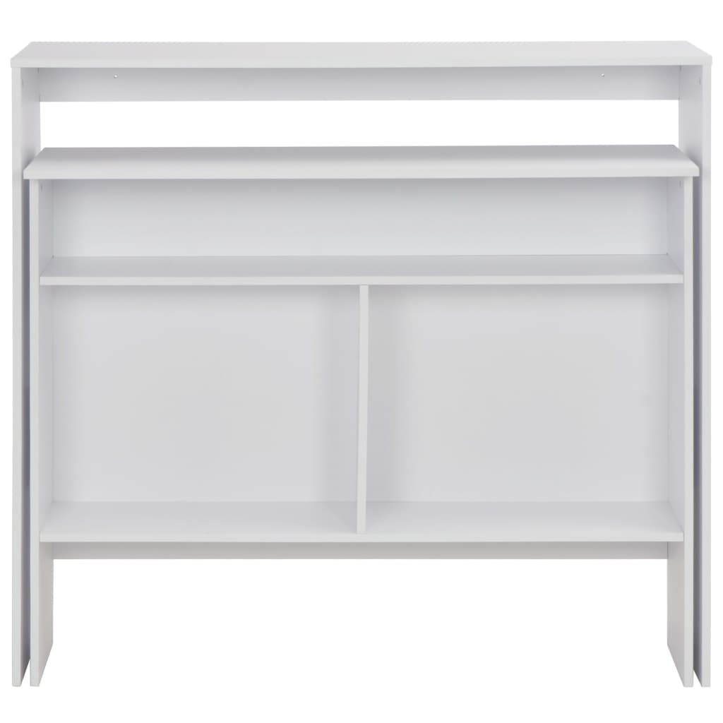 Bartafel Met 2 Tafelbladen 30X40X20 Cm Wit