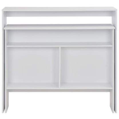 Bartafel Met 2 Tafelbladen 30X40X20 Cm Wit
