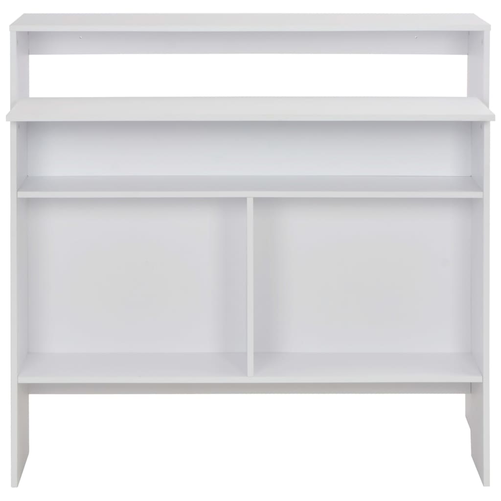 Bartafel Met 2 Tafelbladen 30X40X20 Cm Wit