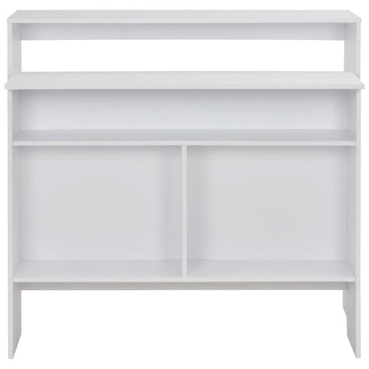 Bartafel Met 2 Tafelbladen 30X40X20 Cm Wit