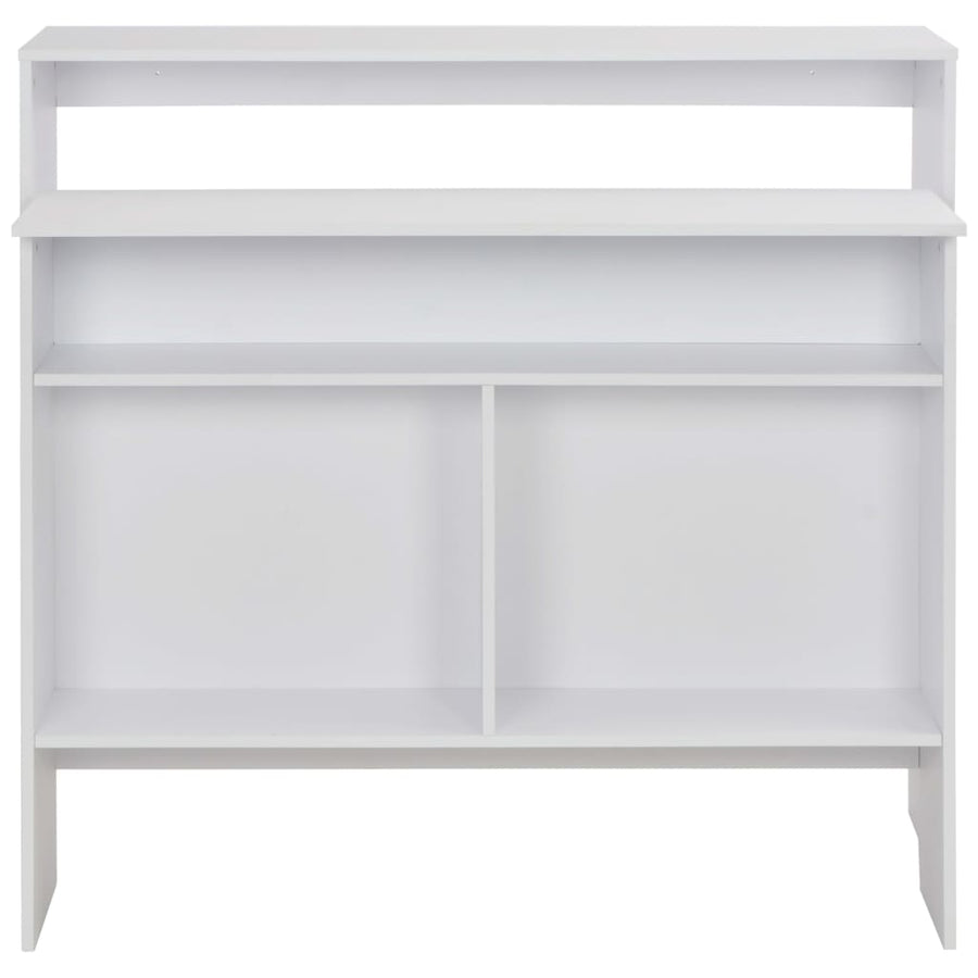 Bartafel Met 2 Tafelbladen 30X40X20 Cm Wit