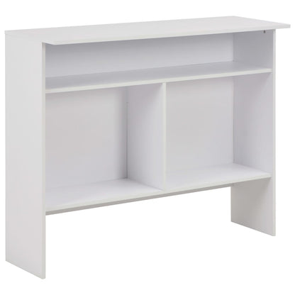 Bartafel Met 2 Tafelbladen 30X40X20 Cm Wit