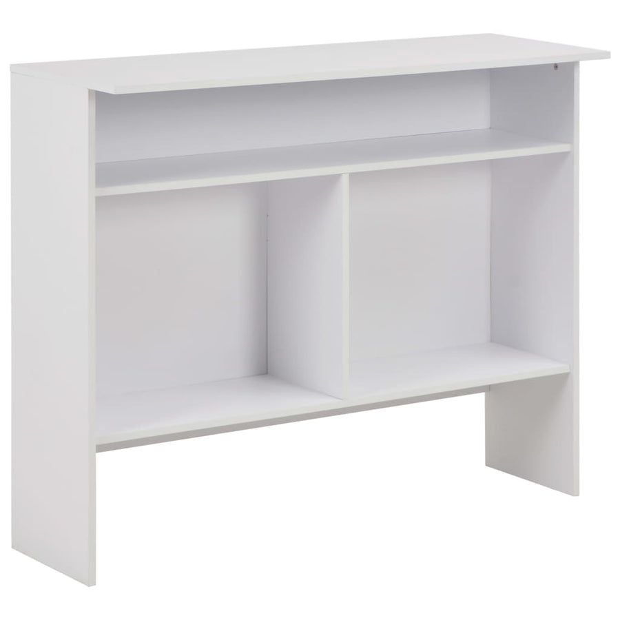 Bartafel Met 2 Tafelbladen 30X40X20 Cm Wit
