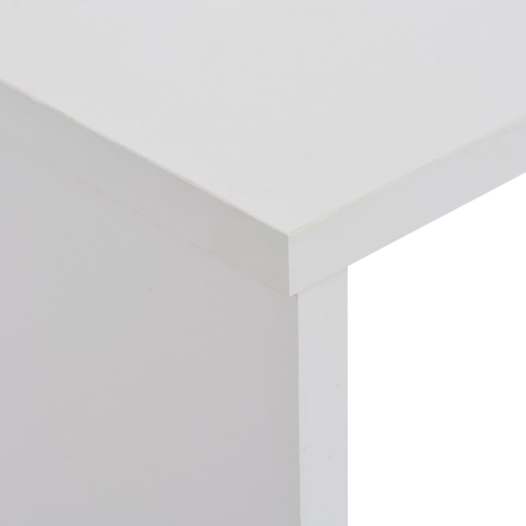 Bartafel Met 2 Tafelbladen 30X40X20 Cm Wit