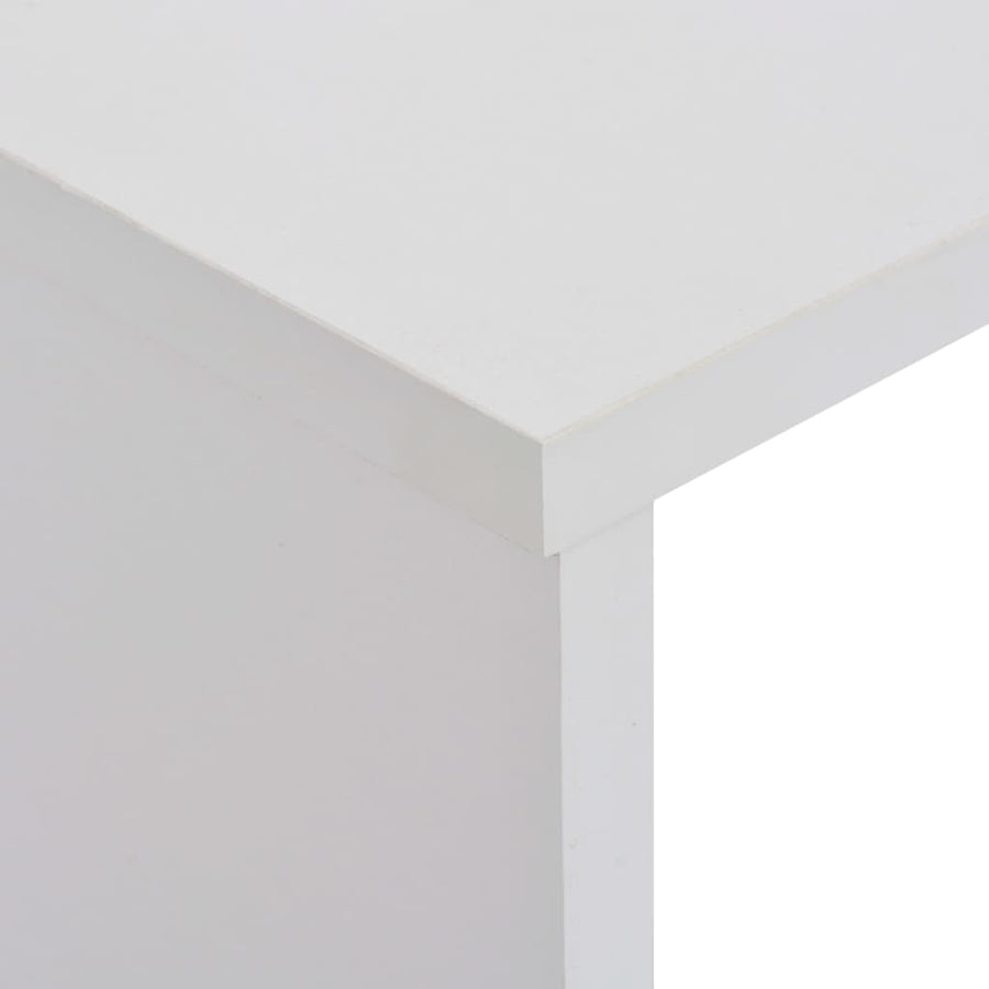 Bartafel Met 2 Tafelbladen 30X40X20 Cm Wit