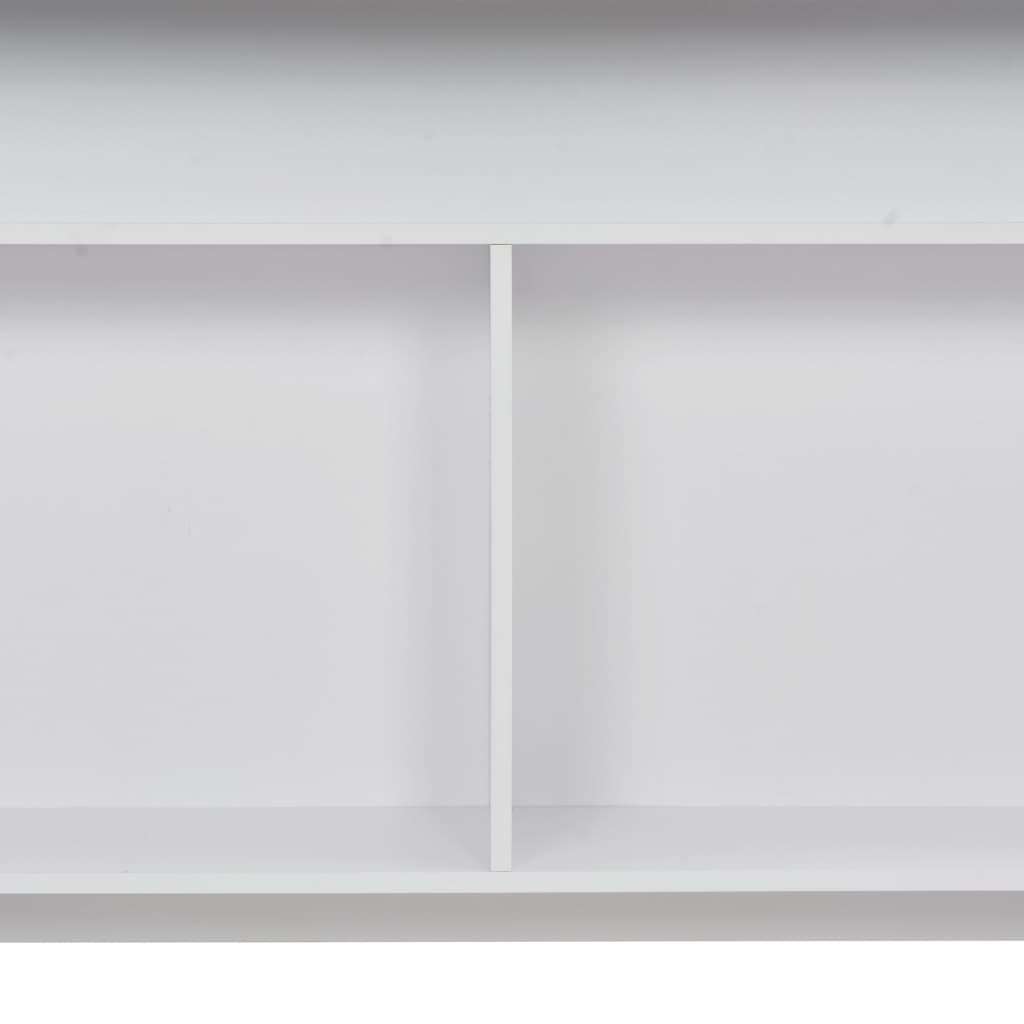 Bartafel Met 2 Tafelbladen 30X40X20 Cm Wit
