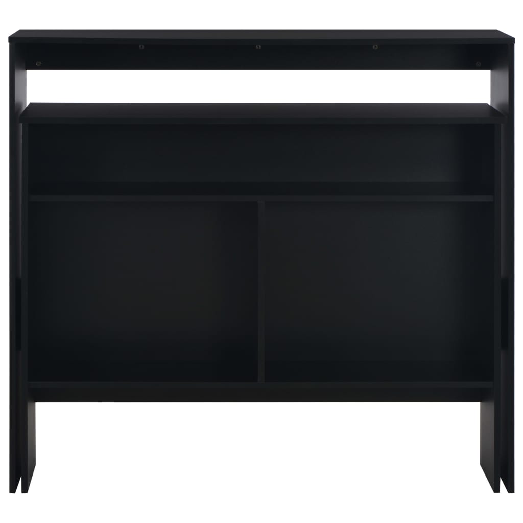 Bartafel Met 2 Tafelbladen 30X40X20 Cm Zwart