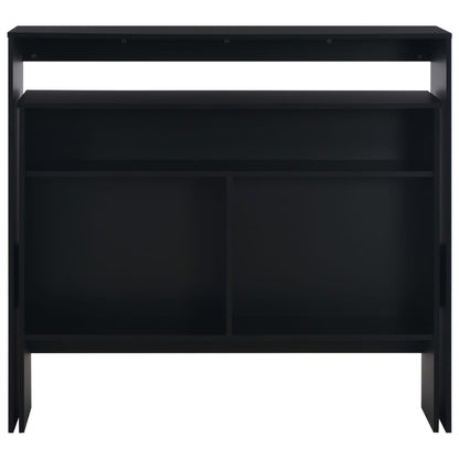 Bartafel Met 2 Tafelbladen 30X40X20 Cm Zwart