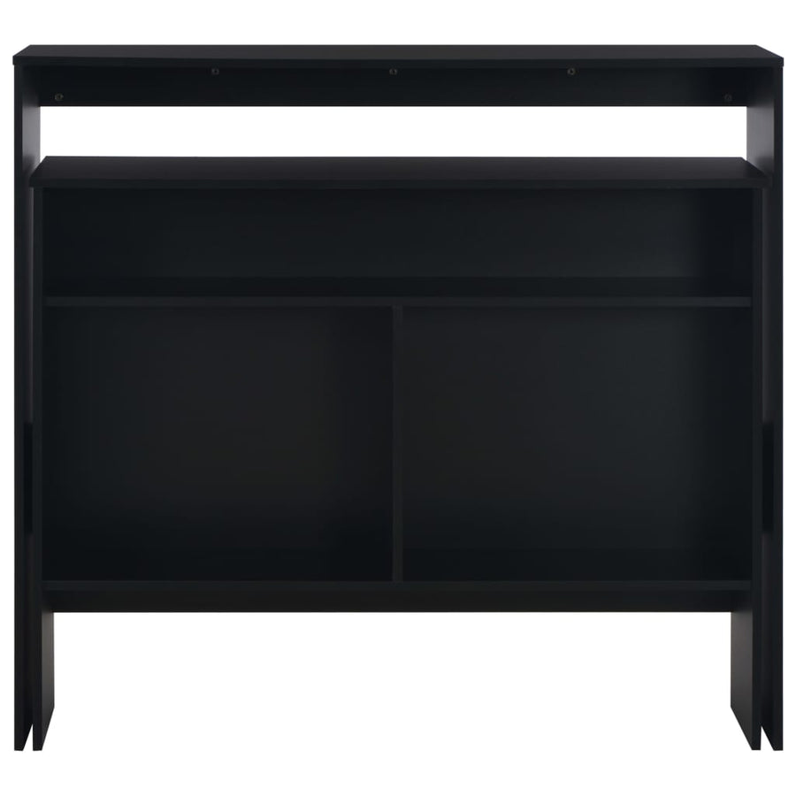 Bartafel Met 2 Tafelbladen 30X40X20 Cm Zwart
