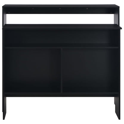 Bartafel Met 2 Tafelbladen 30X40X20 Cm Zwart