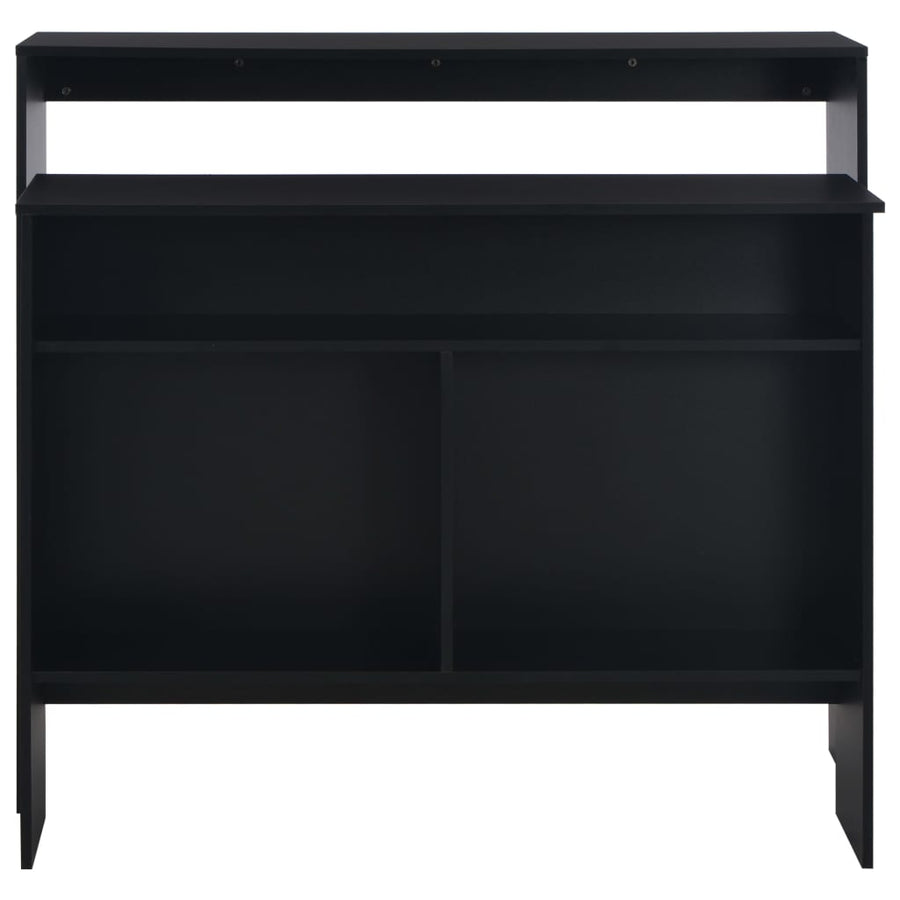 Bartafel Met 2 Tafelbladen 30X40X20 Cm Zwart