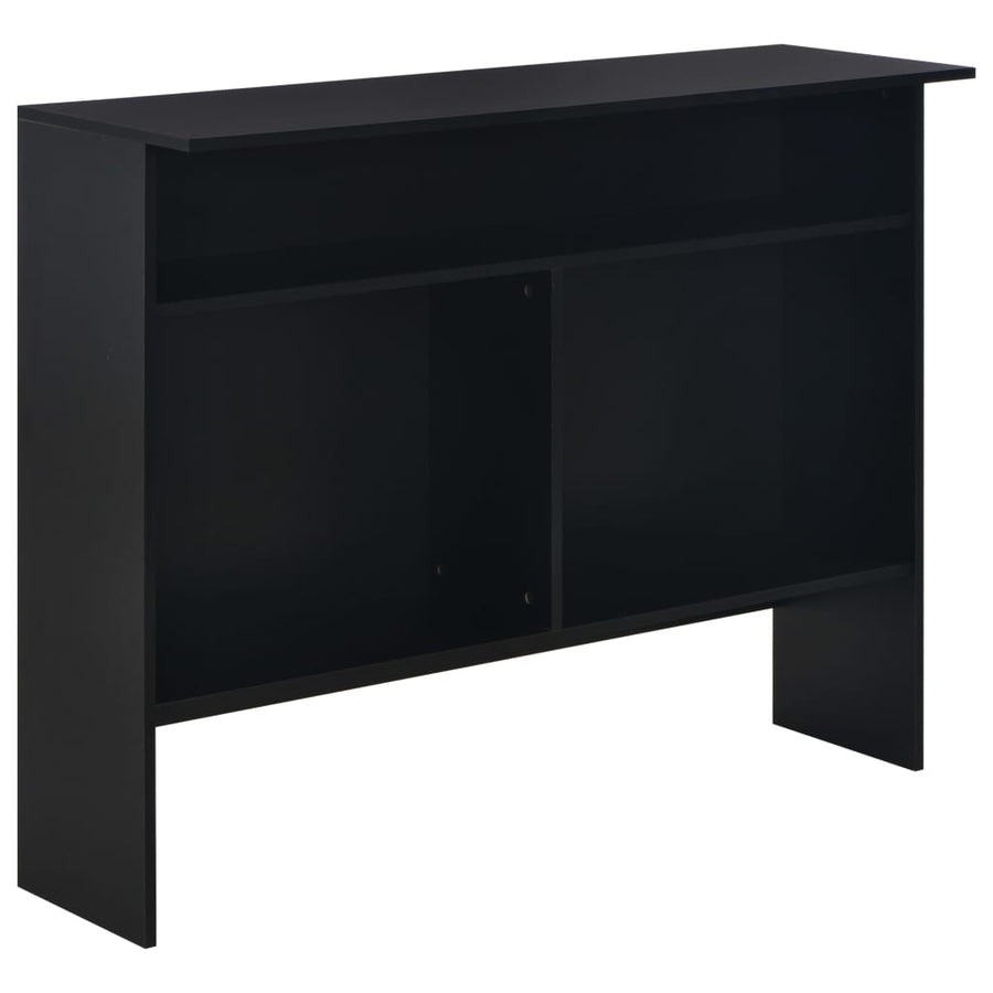 Bartafel Met 2 Tafelbladen 30X40X20 Cm Zwart