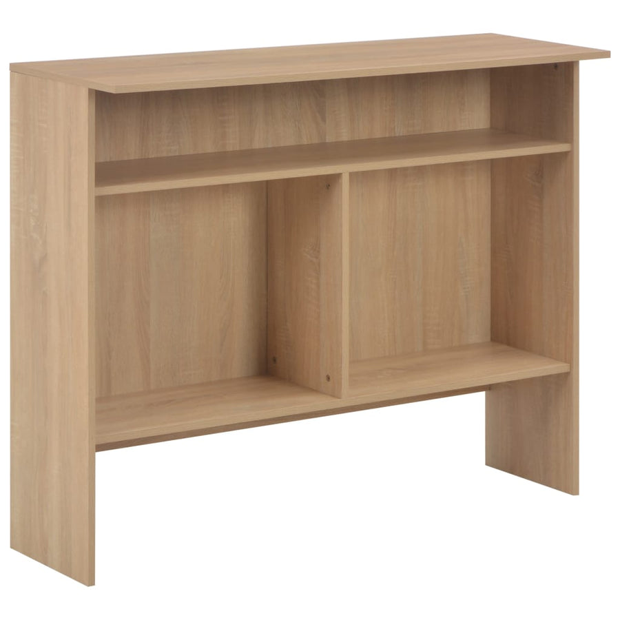 Bartafel Met 2 Tafelbladen 30X40X20 Cm Kleurig Eiken