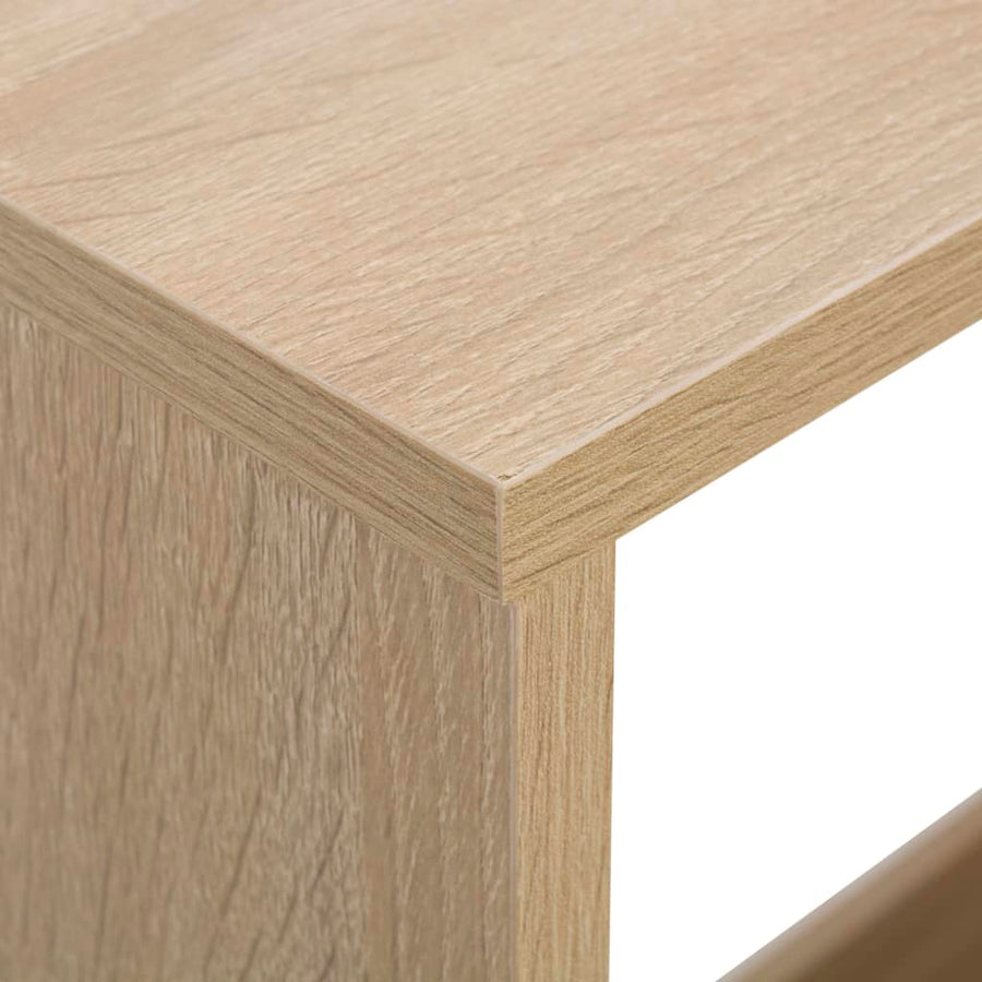 Bartafel Met 2 Tafelbladen 30X40X20 Cm Kleurig Eiken
