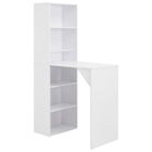 Bartafel met kast 115x59x107,5 cm wit