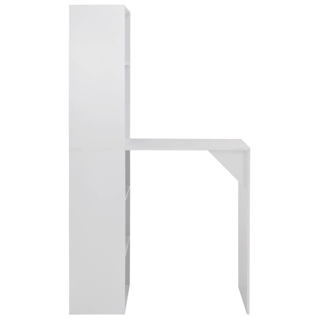 Bartafel met kast 5x59x200 cm Wit