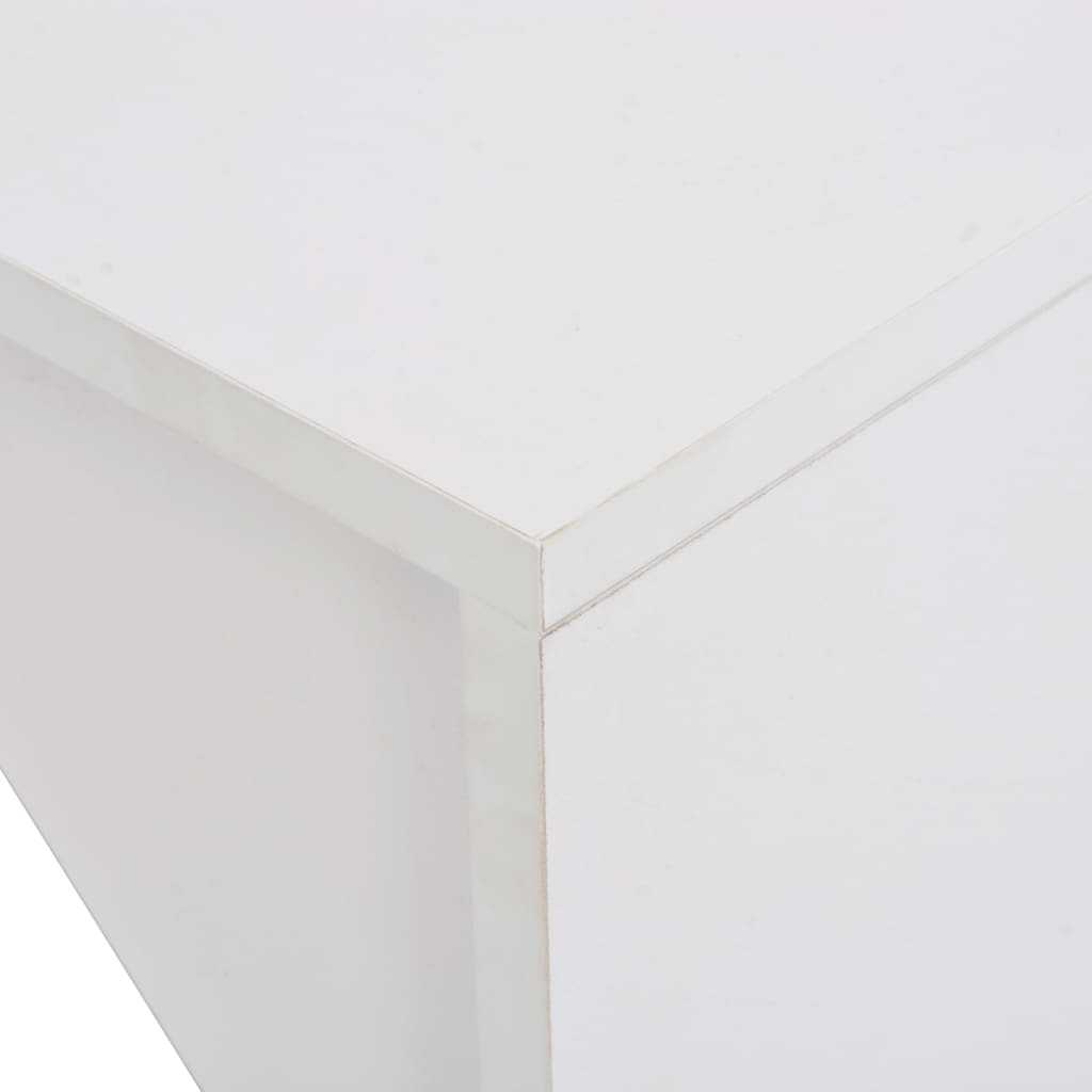 Bartafel met kast 5x59x200 cm Wit