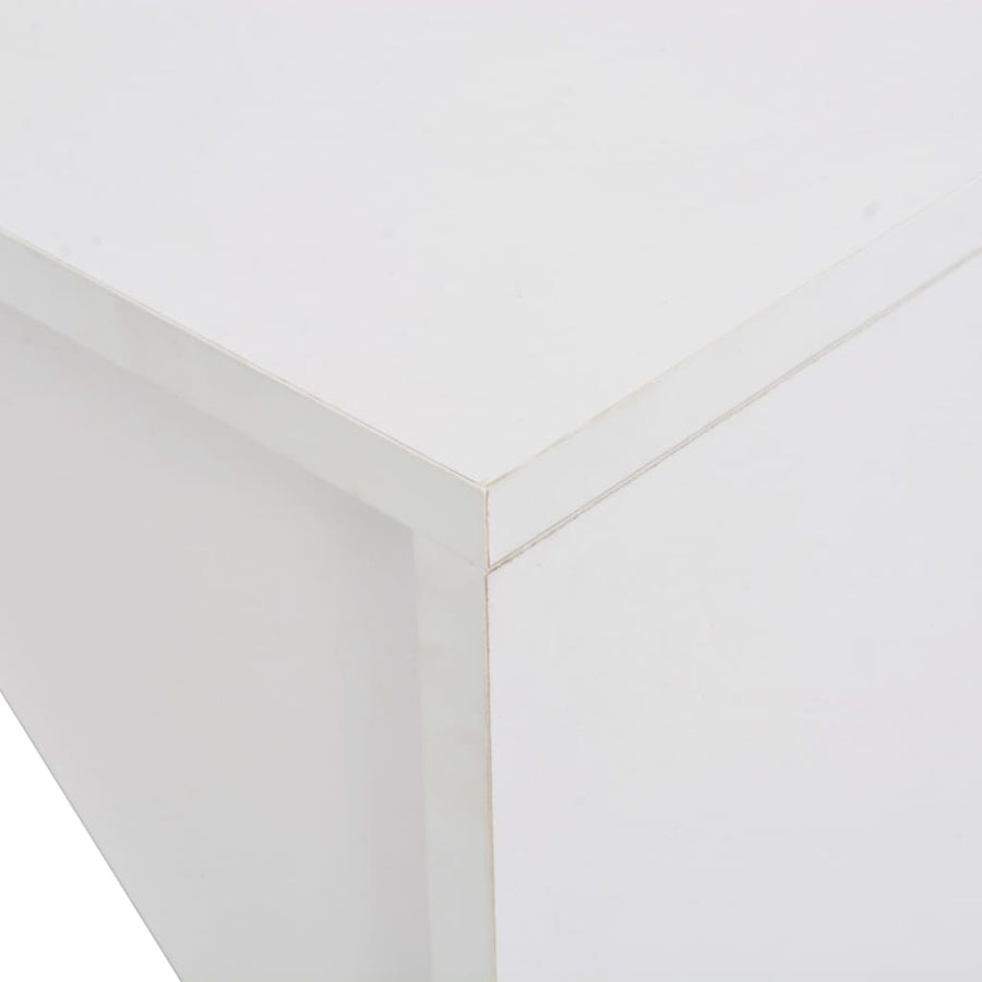 Bartafel met kast 5x59x200 cm Wit
