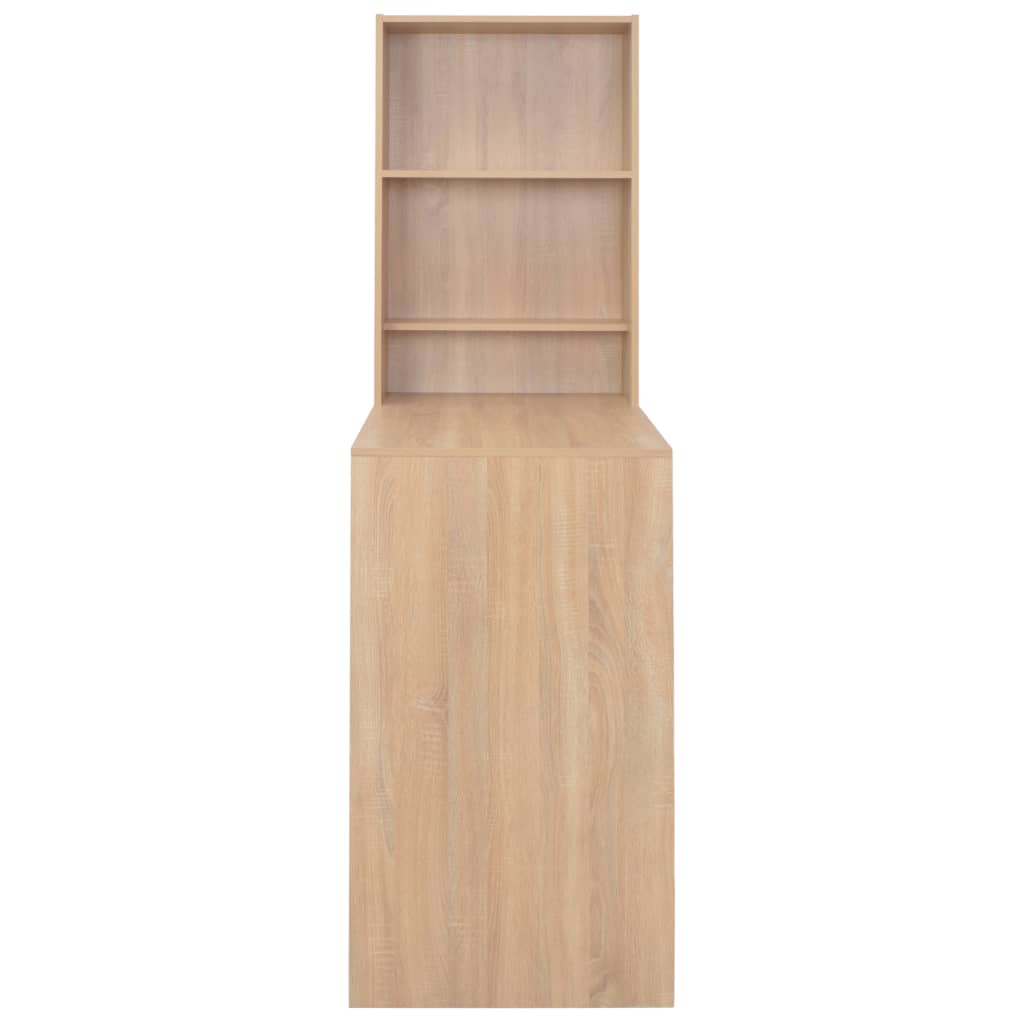 Bartafel met kast 115x59x200 cm eikenkleurig Eiken