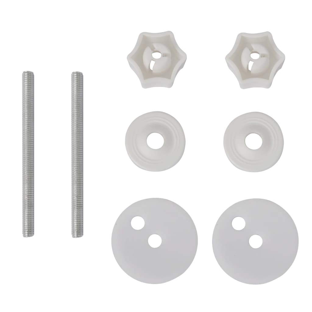 Toiletbril met soft-closedeksel 2 st MDF zwart 2 Effen zwart Ja
