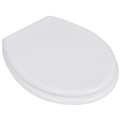 Toiletbrillen met deksels 2 st MDF wit 2 Effen wit Nee