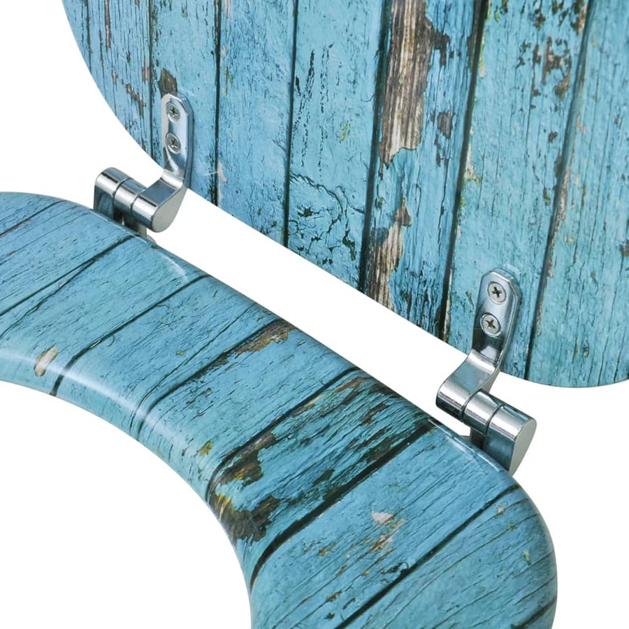 Toiletbrillen met deksels 2 st oud hout MDF 2 Oud hout Nee