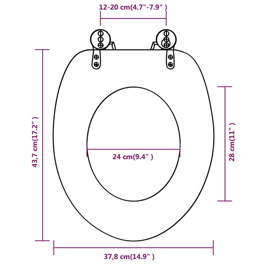 Toiletbrillen met deksels 2 st oud hout MDF 2 Oud hout Nee