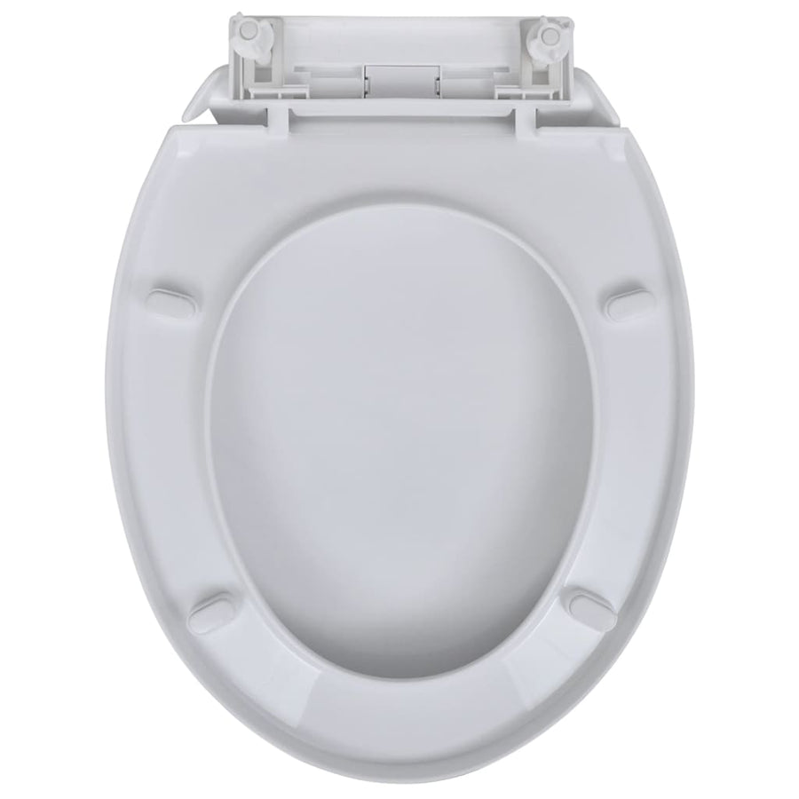 Toiletbrillen Met Soft-Close Deksels 2 St Kunststof Wit