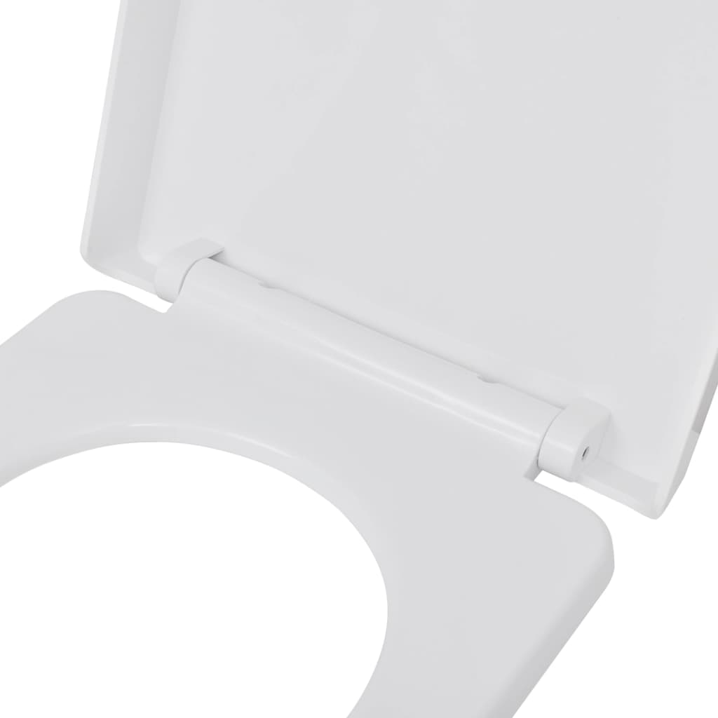Toiletbrillen Met Soft-Close Deksels 2 St Kunststof Wit