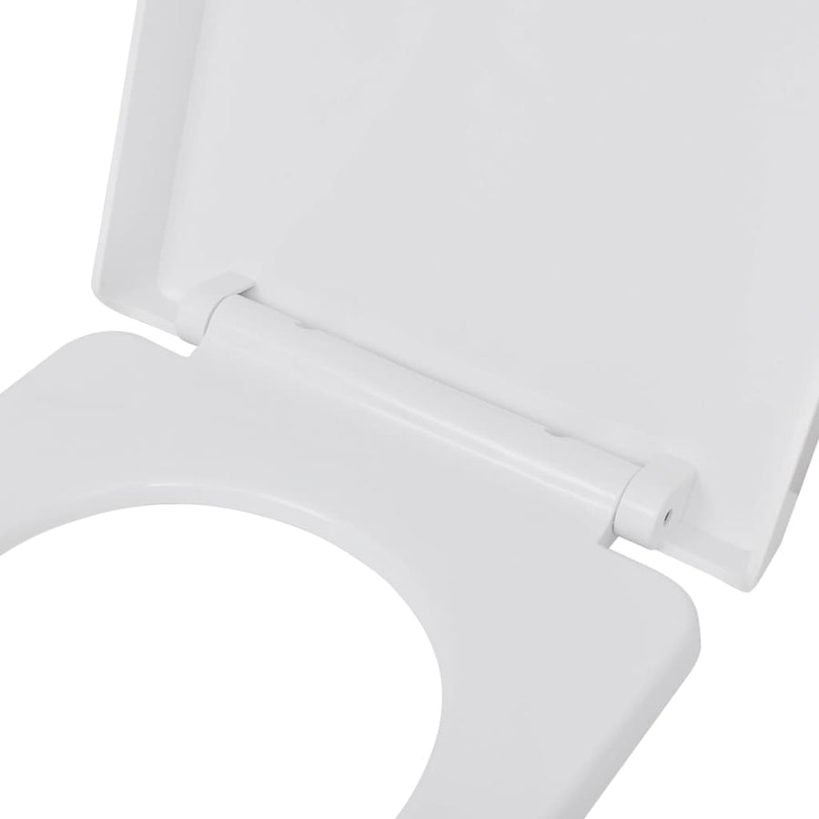 Toiletbrillen Met Soft-Close Deksels 2 St Kunststof Wit