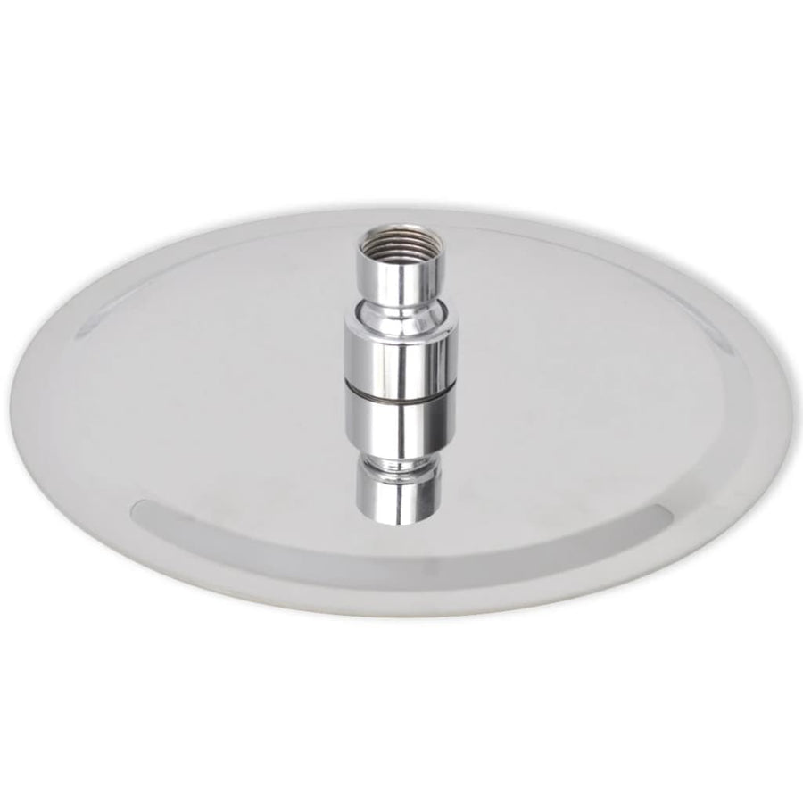 Regendouchekop 2 st rond 20 cm roestvrij staal 2 Ø 20 cm