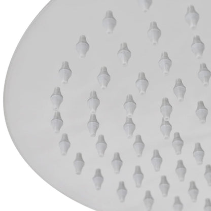 Regendouchekop 2 st rond 25 cm roestvrij staal 2 Ø 25 cm