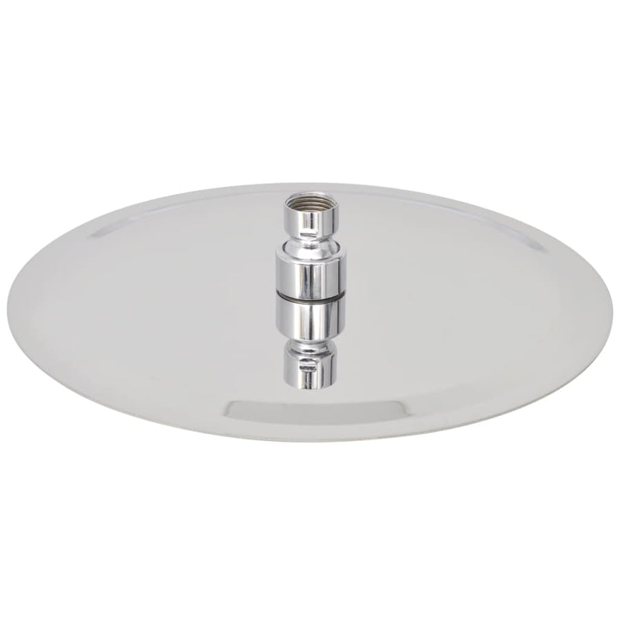 Regendouchekop 2 st rond 25 cm roestvrij staal 2 Ø 25 cm