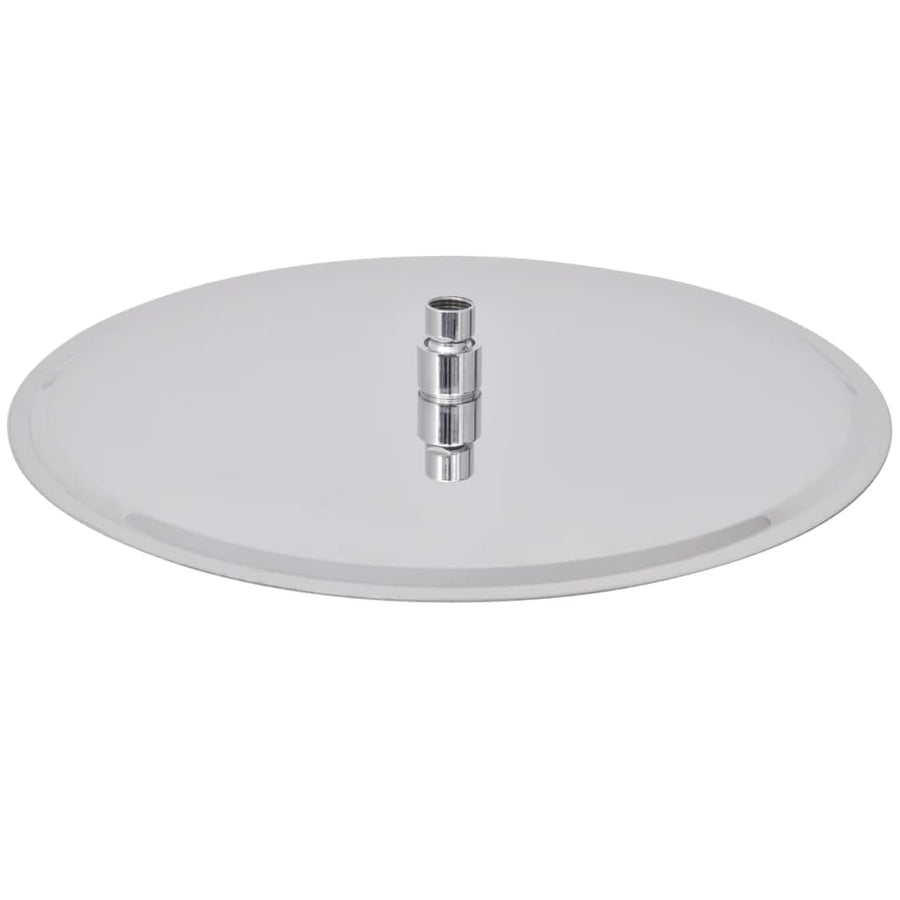 Regendouchekop 2 st rond 40 cm roestvrij staal 2 Ø 40 cm