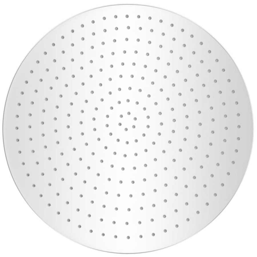 Regendouchekop 2 st rond 50 cm roestvrij staal 2 Ø 50 cm