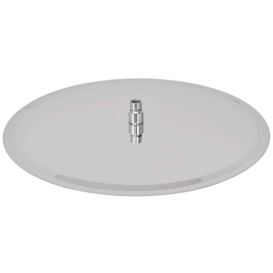 Regendouchekop 2 st rond 50 cm roestvrij staal 2 Ø 50 cm