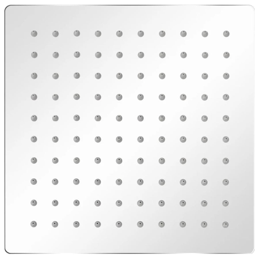 Regendouchekoppen 2 st 20x20 cm roestvrij staal 2 20 x 20 cm