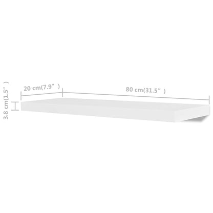 Wandplanken 4 80 cm