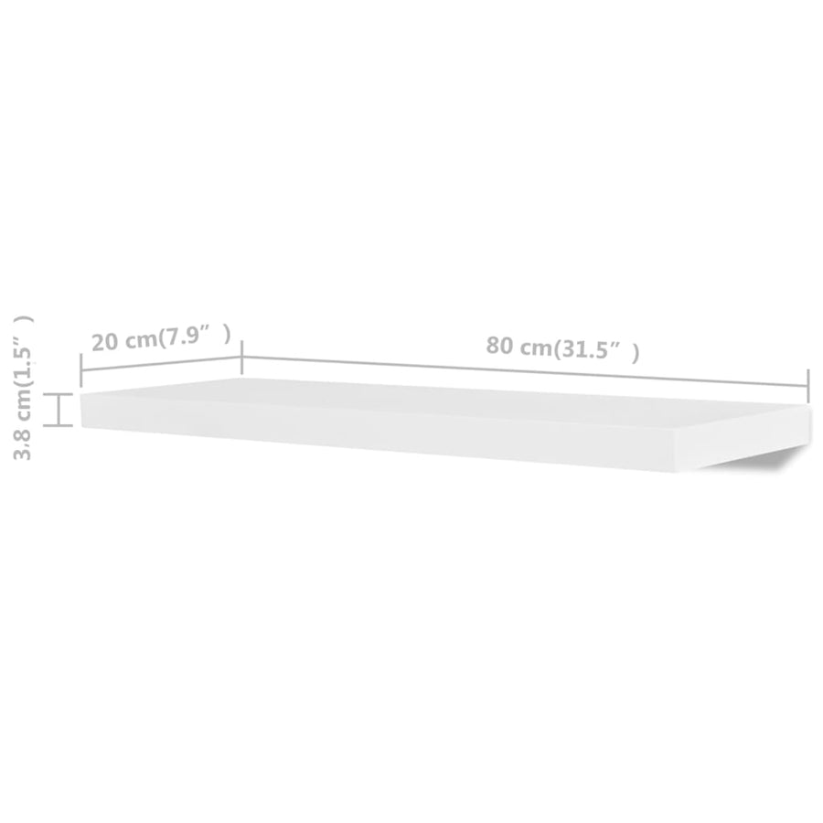 Wandplanken 4 80 cm