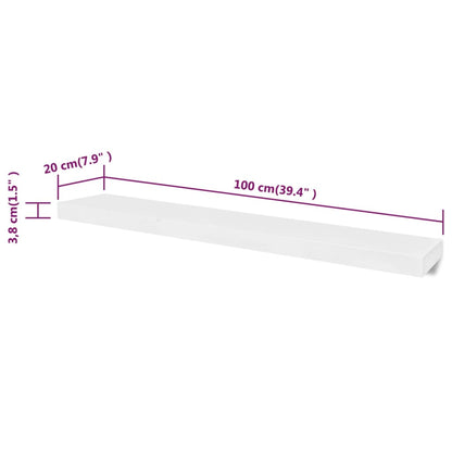 Wandplanken 4 100 cm