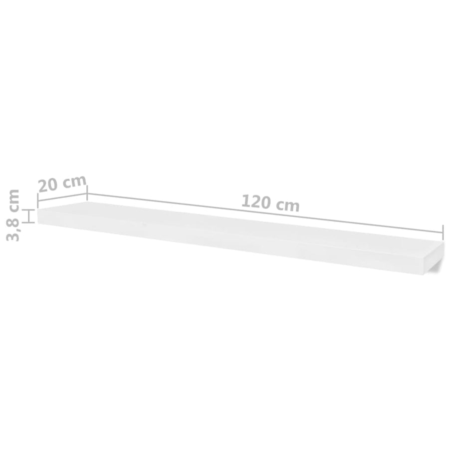 Wandplanken 4 120 cm